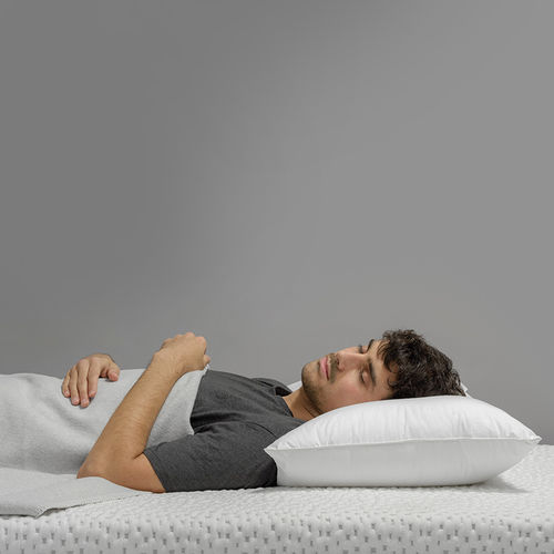 Travesseiro ergonômico - Hygiencell - Colunex - antibacteriano / em algodão / retangular