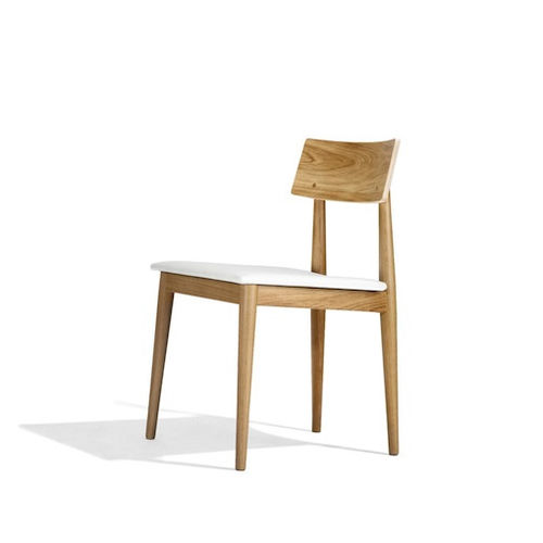 Cadeira para interlocutor contemporânea - CRACK - Concepta - para ambiente interno / em tecido / em couro