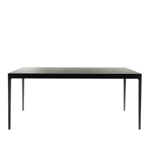 Mesa contemporânea - ESSE ET - Crassevig - em madeira / com base em madeira maciça / retangular