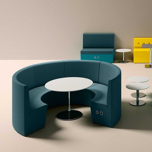 Banco estofado modular - JUSTIN - Domingolotti - contemporâneo / em tecido / em laminado