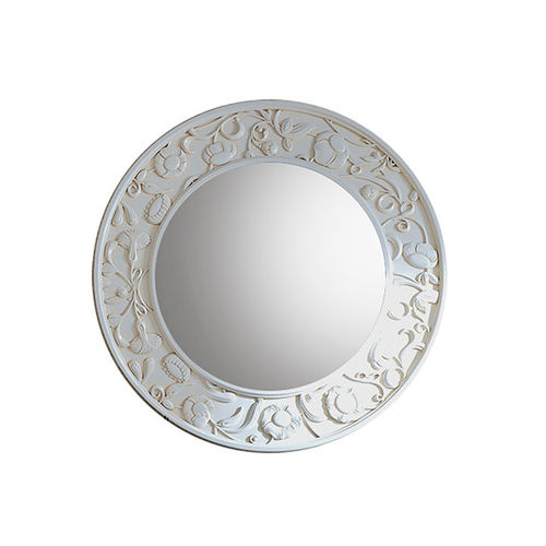 Espelho de parede - SARAYA M 606 FG - Elledue srl - clássico / redondo / em madeira laqueada