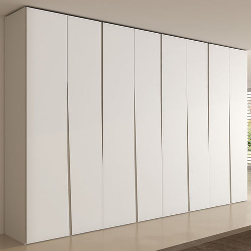 Guarda-roupa contemporâneo - SIPARIO - Emmebi Industria Mobili - em madeira laqueada / em nogueira / com portas de abrir
