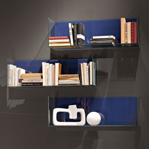 Estante de parede - GLASSBOX - Emmebi Industria Mobili - contemporânea / em vidro