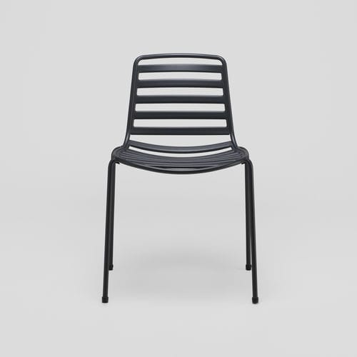 Cadeira contemporânea - STREET  - Enea - para ambiente externo / em tecido resistente à água / em aço