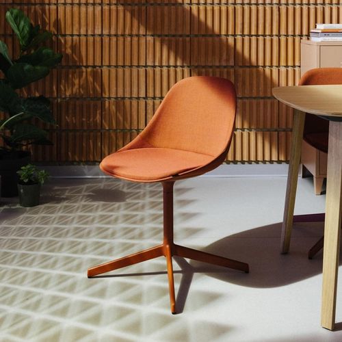 Cadeira contemporânea - Mate Confident - Enea - para ambiente interno / em tecido / em polipropileno