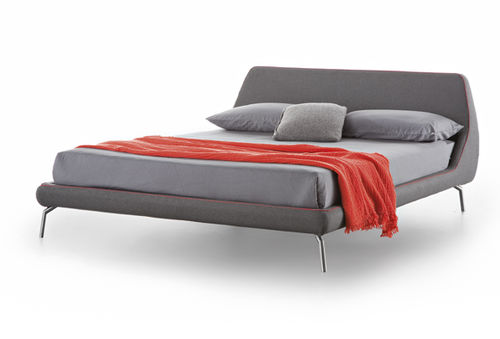 Cama de casal - ASTON - Ennerev Materassi - contemporânea / estofada / metálica