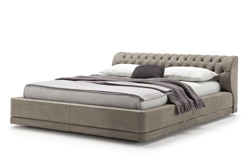 Cama de casal - VERDANA - Ennerev Materassi - clássica / estofada / em madeira