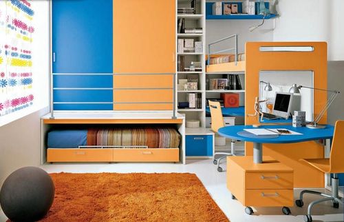 Quarto infantil azul - S.3 - Faer Ambienti - unissexo