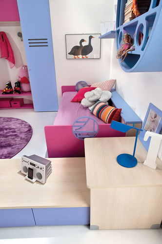 Quarto infantil azul - SPORT - ROLLER 2 - Faer Ambienti - de menina