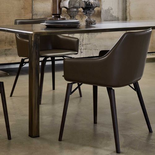 Cadeira contemporânea - Iki PW - Frag - para ambiente interno / em tecido / em couro