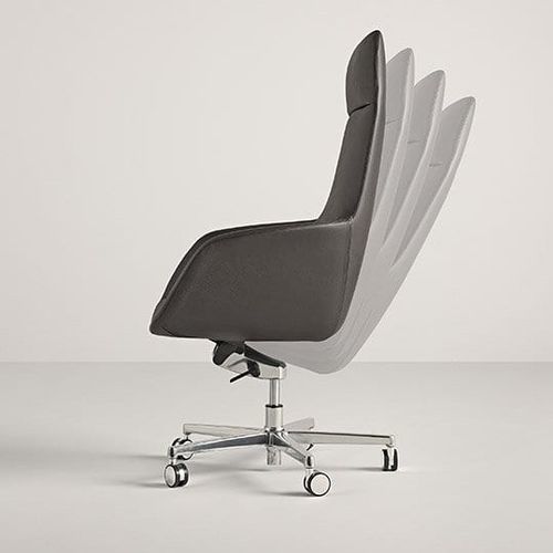 Poltronas de escritório contemporânea - Mea H AR - Frag - em tecido / em couro / em cromo