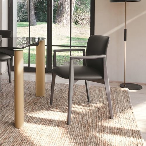 Cadeira contemporânea - Siloe PW - Frag - para ambiente interno / em tecido / em couro