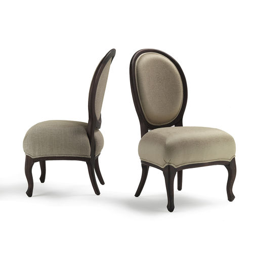Cadeira clássica - RUBENS - 5305/P - Fratelli Boffi - para ambiente interno / em tecido / com base em madeira