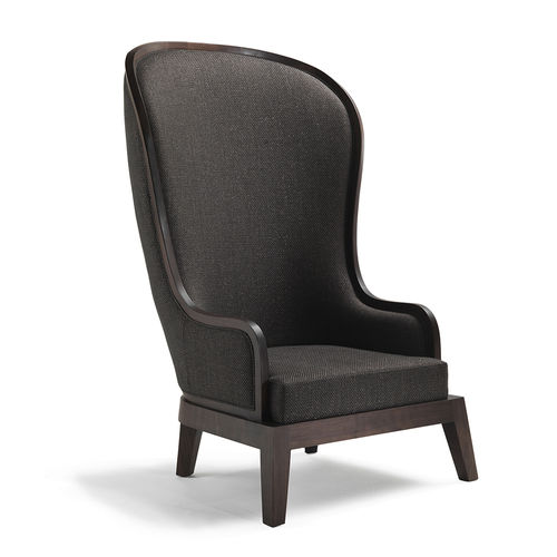 Poltrona clássica - DUCHESSE OF HOME - 6910 - Fratelli Boffi - em tecido / em madeira / com encosto alto