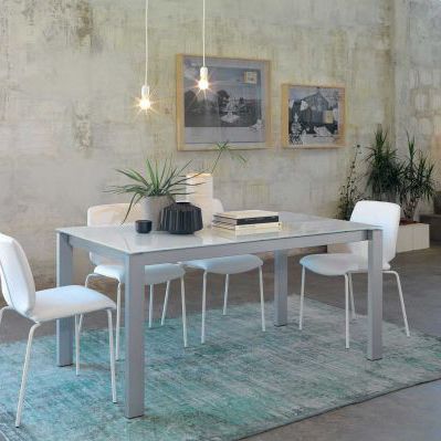 Mesa contemporânea - T91 ZENITH - Friulsedie Sud by Dalmasson - metálica / em laminado / em pedra