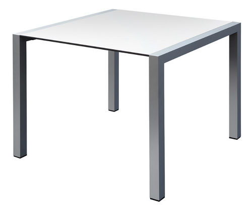 Mesa contemporânea - SPACE - Gaber - em laminado / retangular