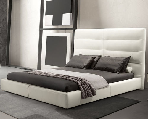 Cama de casal - SAYONARA NIGHT - Gamma Arredamenti International - contemporânea / estofada / com cabeceira estofada