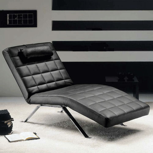 Chaise longue contemporânea - CLIO - Gyform - em tecido / em couro / com encosto ajustável