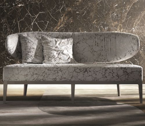 Sofá contemporâneo - DESIRE - Haute Couture by Costantini Pietro - em tecido / em couro / com braços