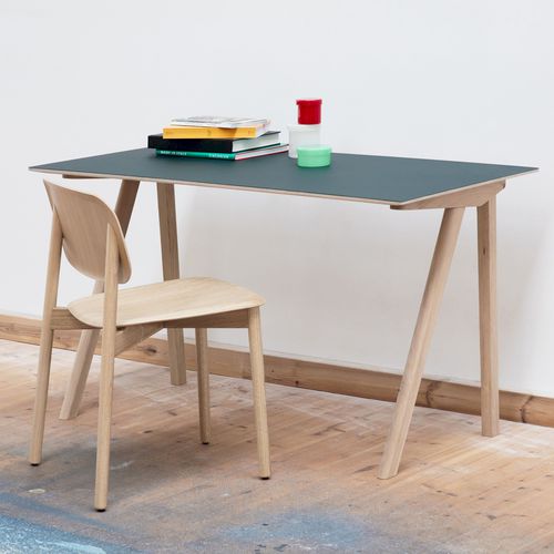 Mesa secretária de design escandinavo - CPH90 - Hay a/s - em madeira / em linóleo / com 4 pés
