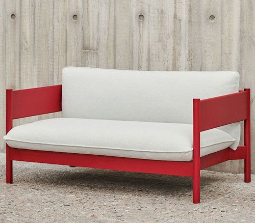 Sofá contemporâneo - ARBOUR - Hay a/s - para ambiente externo / em tecido / com certificação FSC