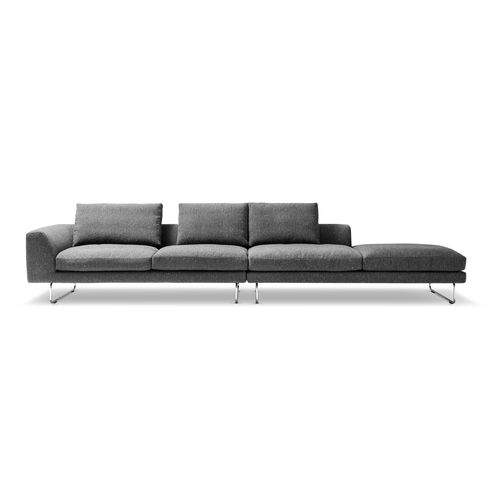 Sofá modular - ADD_LOOK - i4 MARIANI - contemporâneo / em tecido / em couro