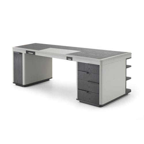 Mesa executiva - NOAH - i4 MARIANI - de piso / contemporânea / com folheado de madeira