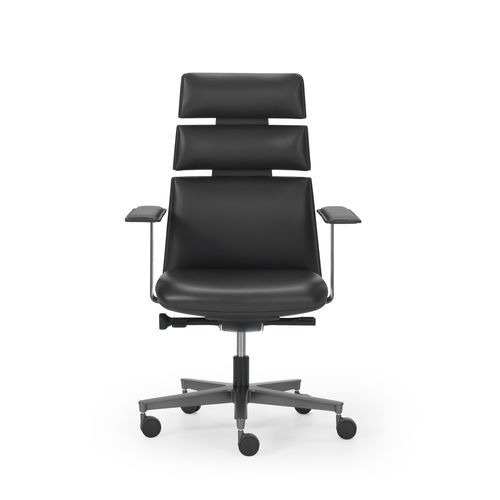 Poltronas de escritório contemporânea - CAIMAN - i4 MARIANI - em couro / em couro sintético / em espuma de poliuretano