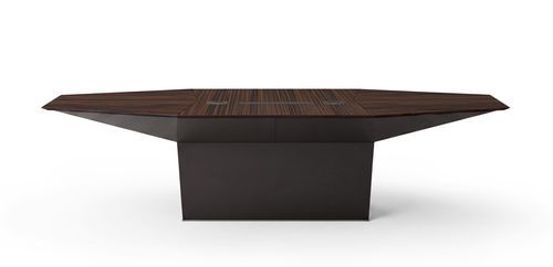 Mesa moderna - EIDOS - i4 MARIANI - em couro / em madeira / em madeira laqueada