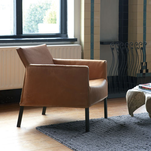 Poltrona contemporânea - COPPOLA - Label Produkties bv - em couro