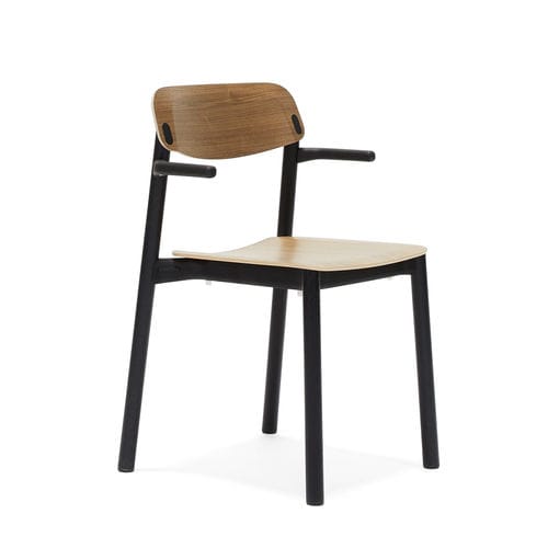 Cadeira de design escandinavo - PENNE - Lammhults Möbel AB - para ambiente interno / em carvalho / em nogueira