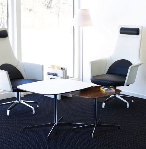 Mesa de centro contemporânea - COOPER - Lammhults Möbel AB - em nogueira / em MDF / em laminado