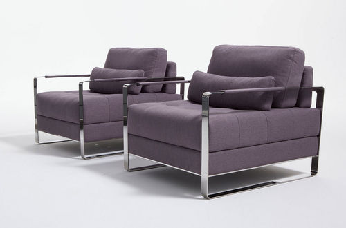 Poltrona contemporânea - VOGUE 1012 - Marinelli - metálica / com base tipo trenó
