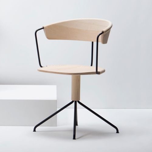 Cadeira contemporânea - UNCINO  - Mattiazzi - para ambiente interno / em carvalho / em madeira de freixo