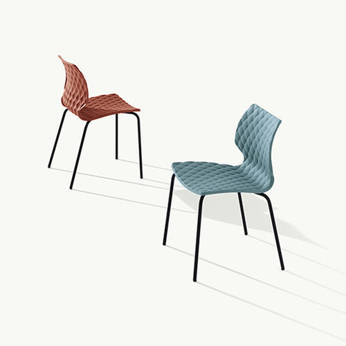 Cadeira contemporânea - Uni 550  - et al. - para ambiente interno / em polipropileno / com base em aço