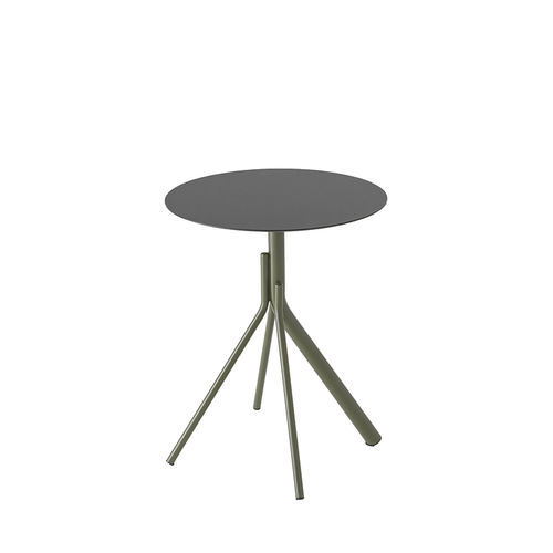 Mesa de lanchonete contemporânea - Main 1126 - et al. - em aço / com base em aço / redonda