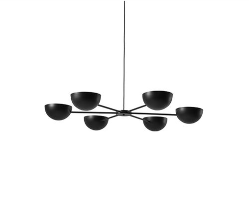 Lustre contemporâneo - CHARLOTTE - MIDJ - metálico / para lâmpada incandescente