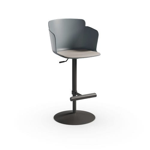 Cadeira alta contemporânea - Calla P SG PP_TS - MIDJ - para ambiente interno / em tecido / em couro