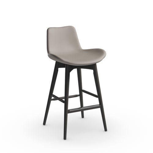 Cadeira alta contemporânea - Dalia LR TS - MIDJ - para ambiente interno / em tecido / em couro