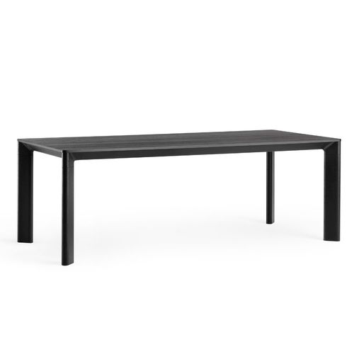 Mesa de jantar contemporânea - Planum - MIDJ - em madeira de freixo / em vidro / em cerâmica