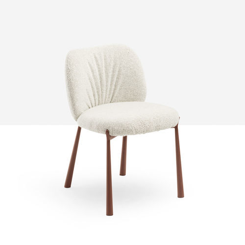 Cadeira de sala de jantar contemporânea - Mys S M TS - MIDJ - para ambiente interno / em tecido / em couro