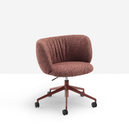 Poltronas de escritório de design escandinavo - Mys DP TS - MIDJ - em tecido / em couro / em couro sintético