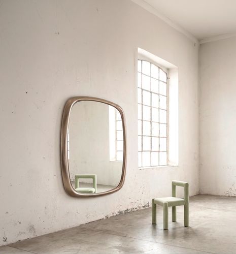 Espelho de parede - BOLD XL BRONZO - MIDJ - moderno / quadrado / em bronze