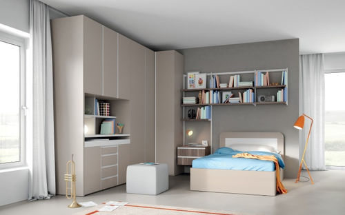 Quarto infantil cinza - EVO 07 TERRA - Mistral