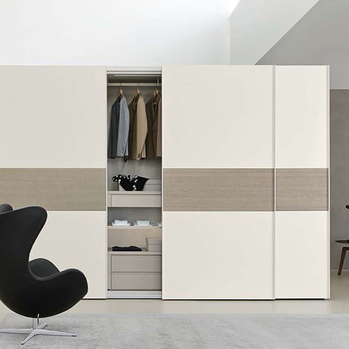 Guarda-roupa modular - POLO - SANGIACOMO - contemporâneo / em carvalho / em madeira laqueada brilhante