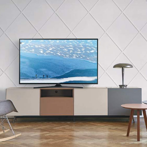 Rack de TV contemporâneo - Domino Più 12P - SANGIACOMO - com compartimento de arrumação / em madeira laqueada / em alumínio laqueado