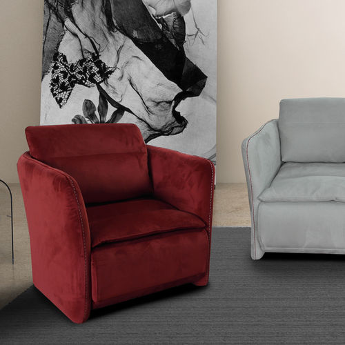 Poltrona contemporânea - AFFINITY - Nieri - em couro / ergonômica / contract