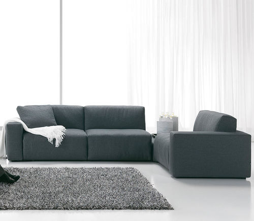 Sofá-cama - BRERA - Pol 74 - contemporâneo / em tecido / com capa removível