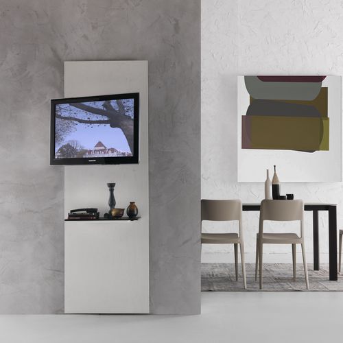 Suporte de parede para TV contemporâneo - DL501.LUBIANA - XABITAre - em laminado melamínico