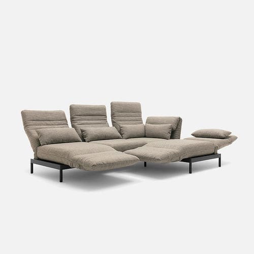 Sofá modular - PLURA - Rolf Benz Ag & KG - de canto / contemporâneo / em tecido